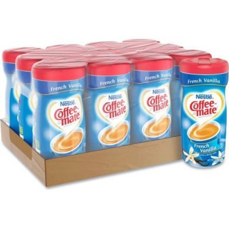 NESTLE Coffee mate® Non-Dairy Powdered Creamer, French Vanilla, 15 oz Canister, 12/Carton 35775CT